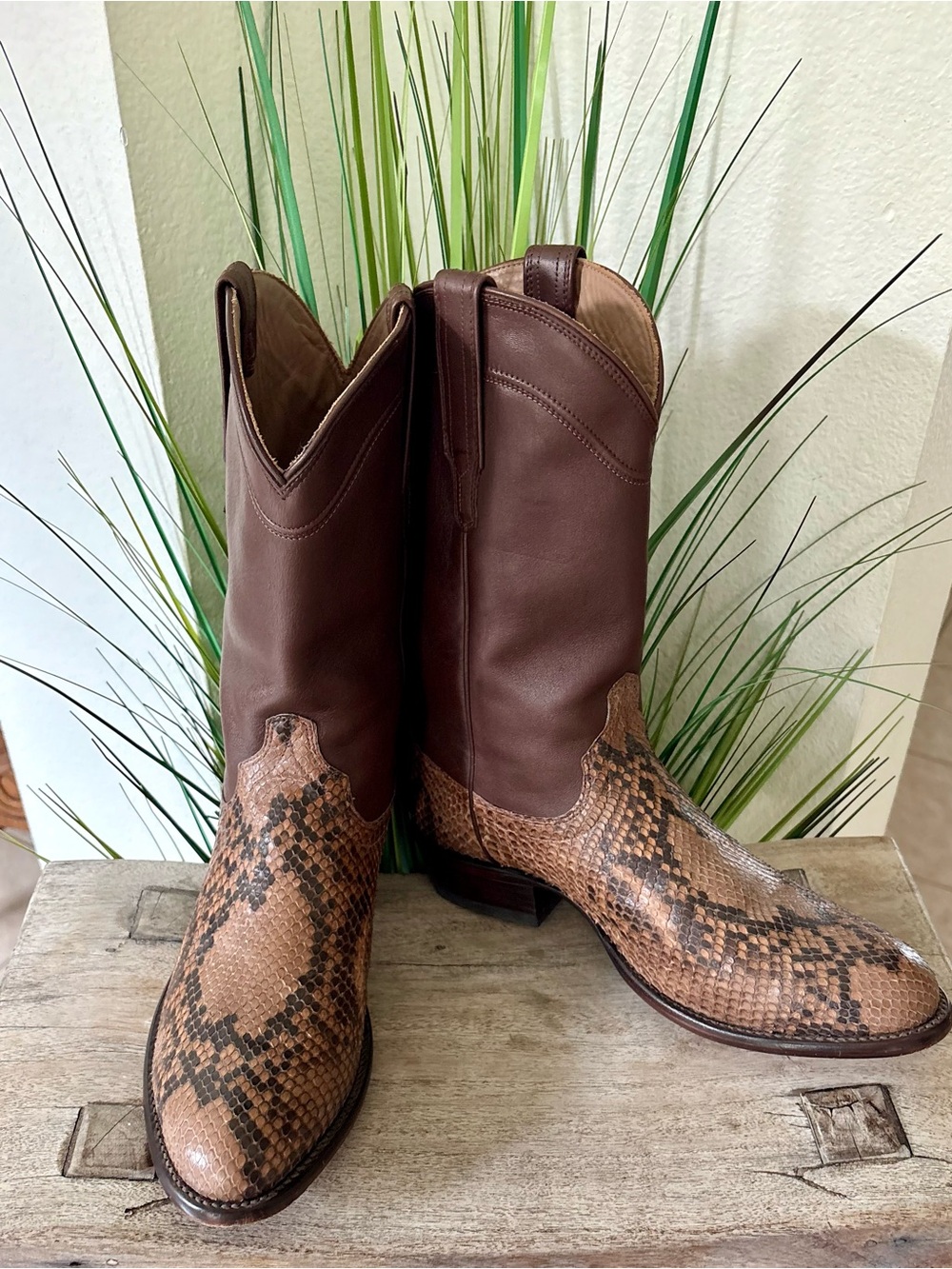 Tecovas The Boone Python Boots - Picture 2 of 9
